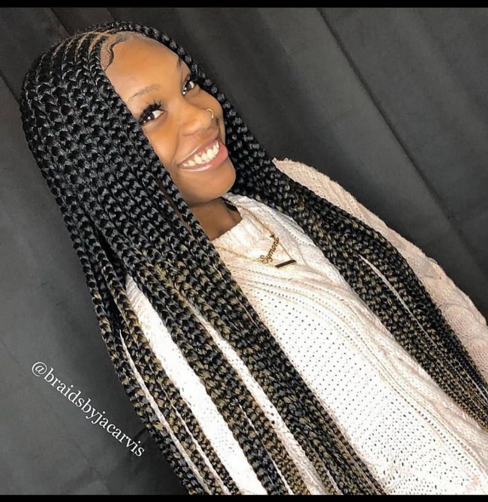 25 Pleasing Box Braids - Cornrow Braid and Black Braided Hairstyles 2020