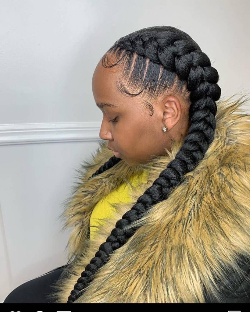 25 Pleasing Box Braids - Cornrow Braid and Black Braided Hairstyles 2020