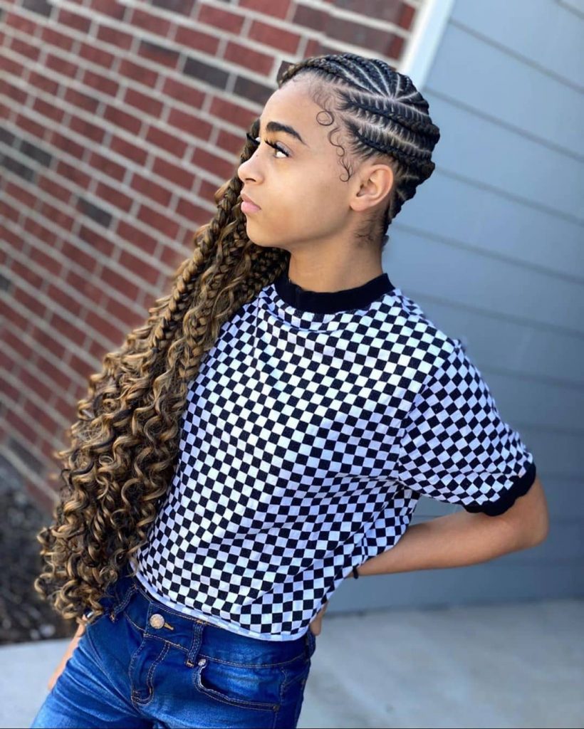 25 Pleasing Box Braids - Cornrow Braid and Black Braided Hairstyles 2020