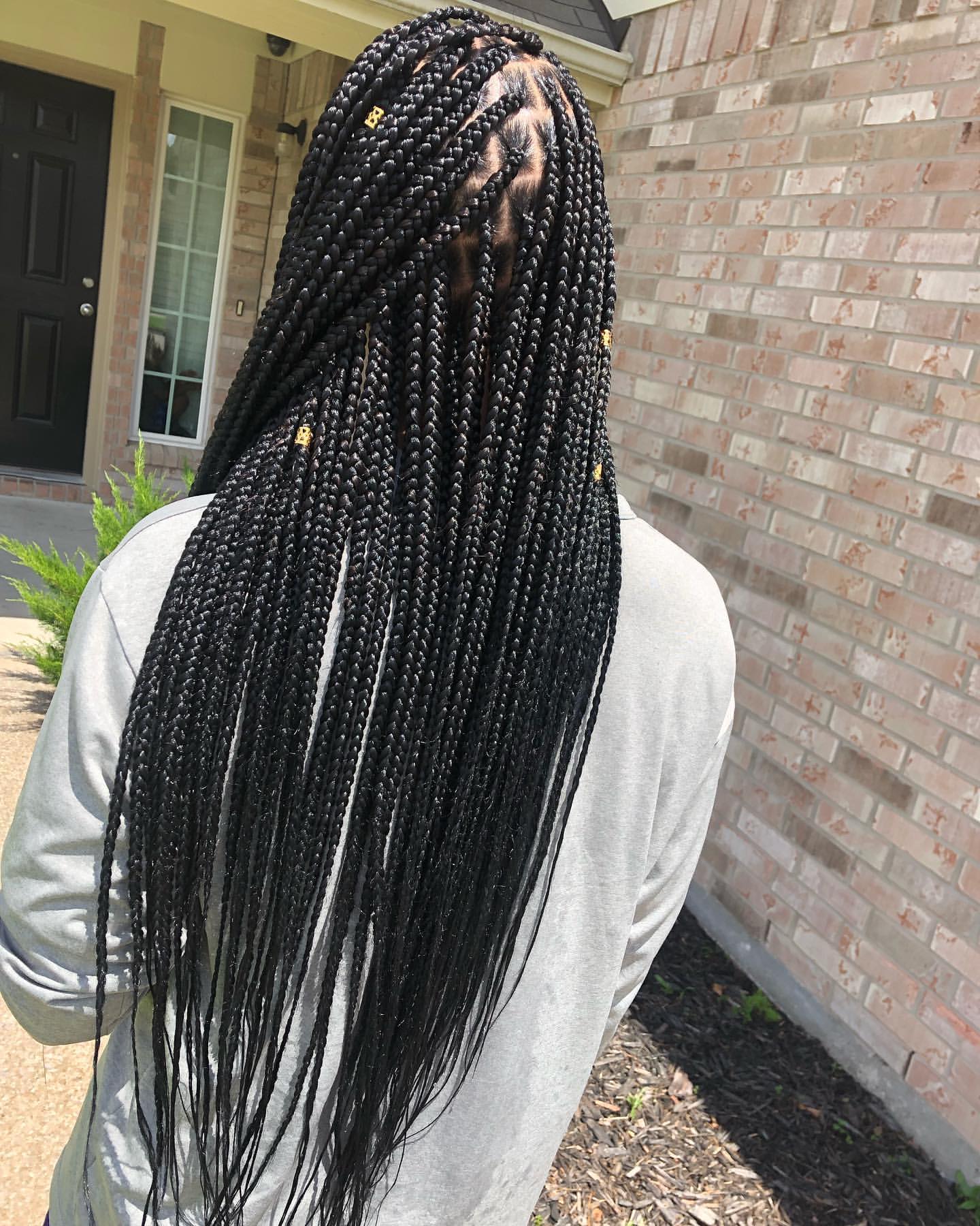 Back Highlighter Knotless Box Braid