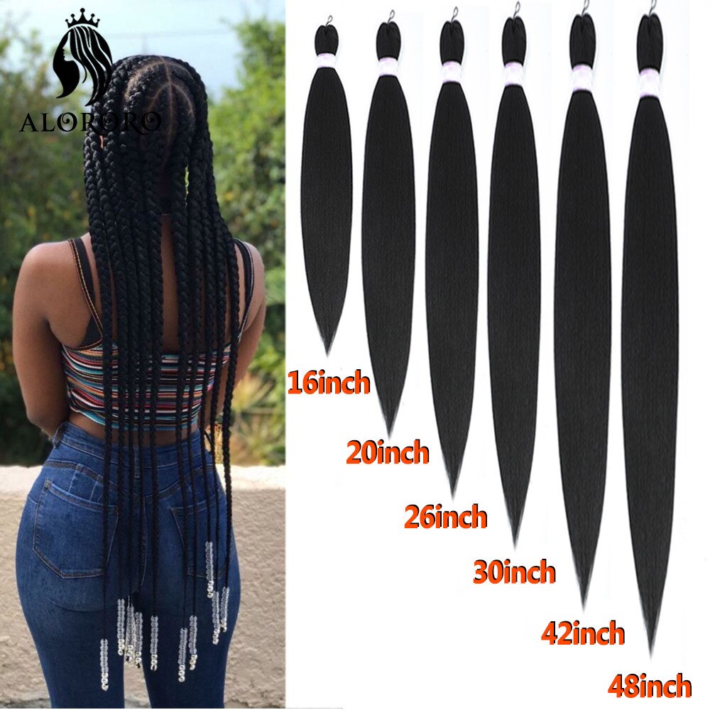 16 20 22 26 30 42 48 Inch Braiding Hair Long Jumbo Braid Hair Synthetic