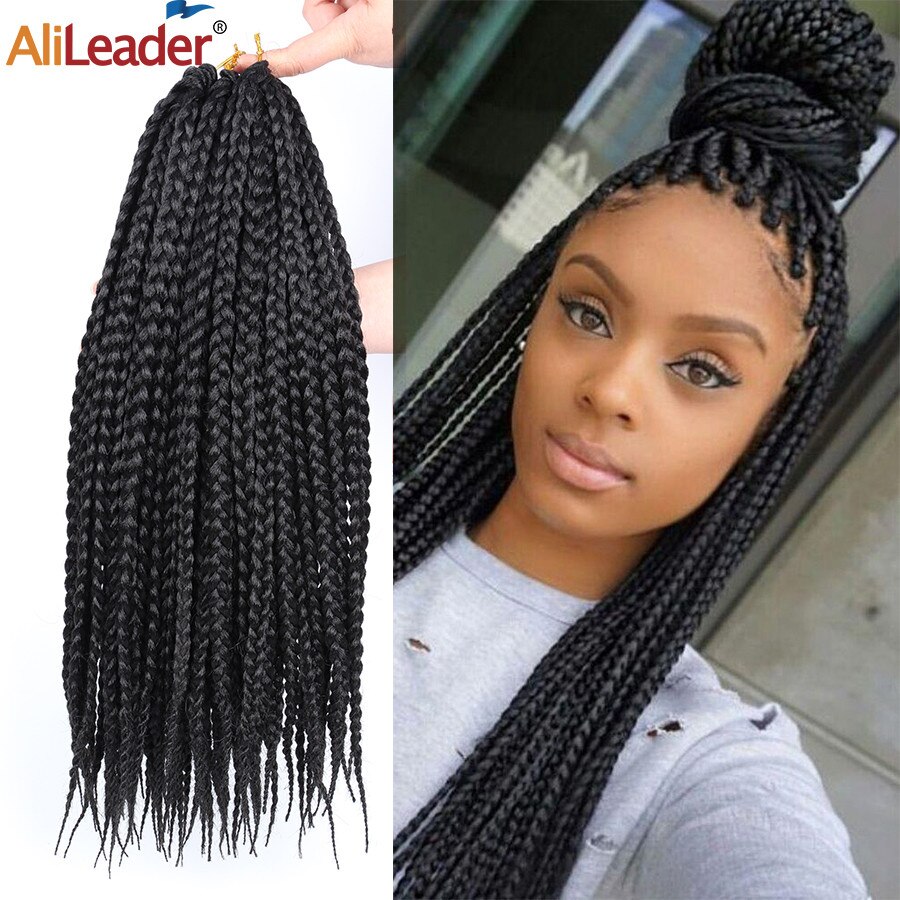 Alileader Quality Synthetic Box Braids Crochet Hair Long Synthetic Crochet Hair Braids Box Braids Ombre Wholesale.jpg Q90