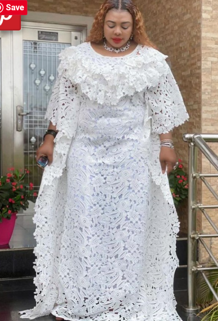 1652781781 569 Chic And Beautiful White Lace Aso Ebi Styles For Women