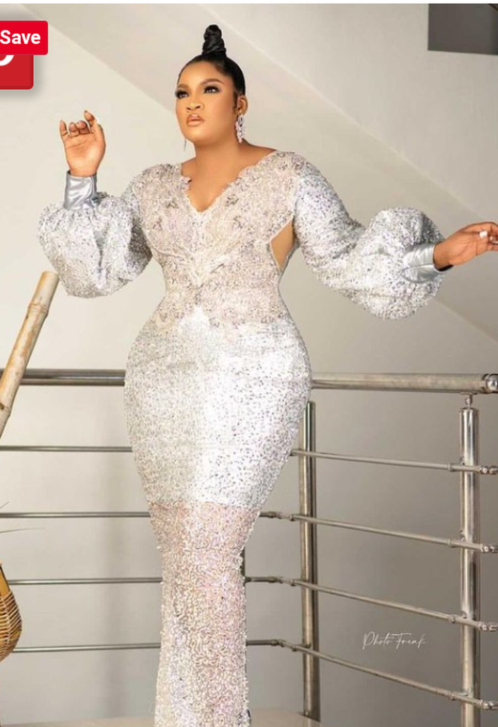 1652781787 678 Chic And Beautiful White Lace Aso Ebi Styles For Women