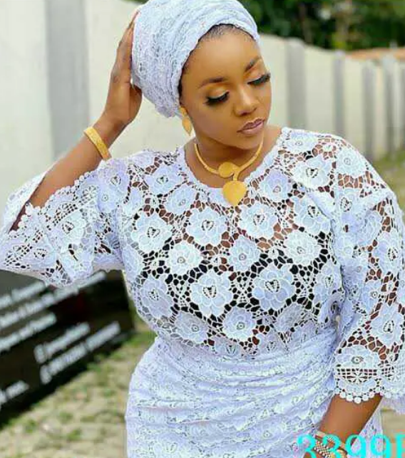 1652781788 502 Chic And Beautiful White Lace Aso Ebi Styles For Women