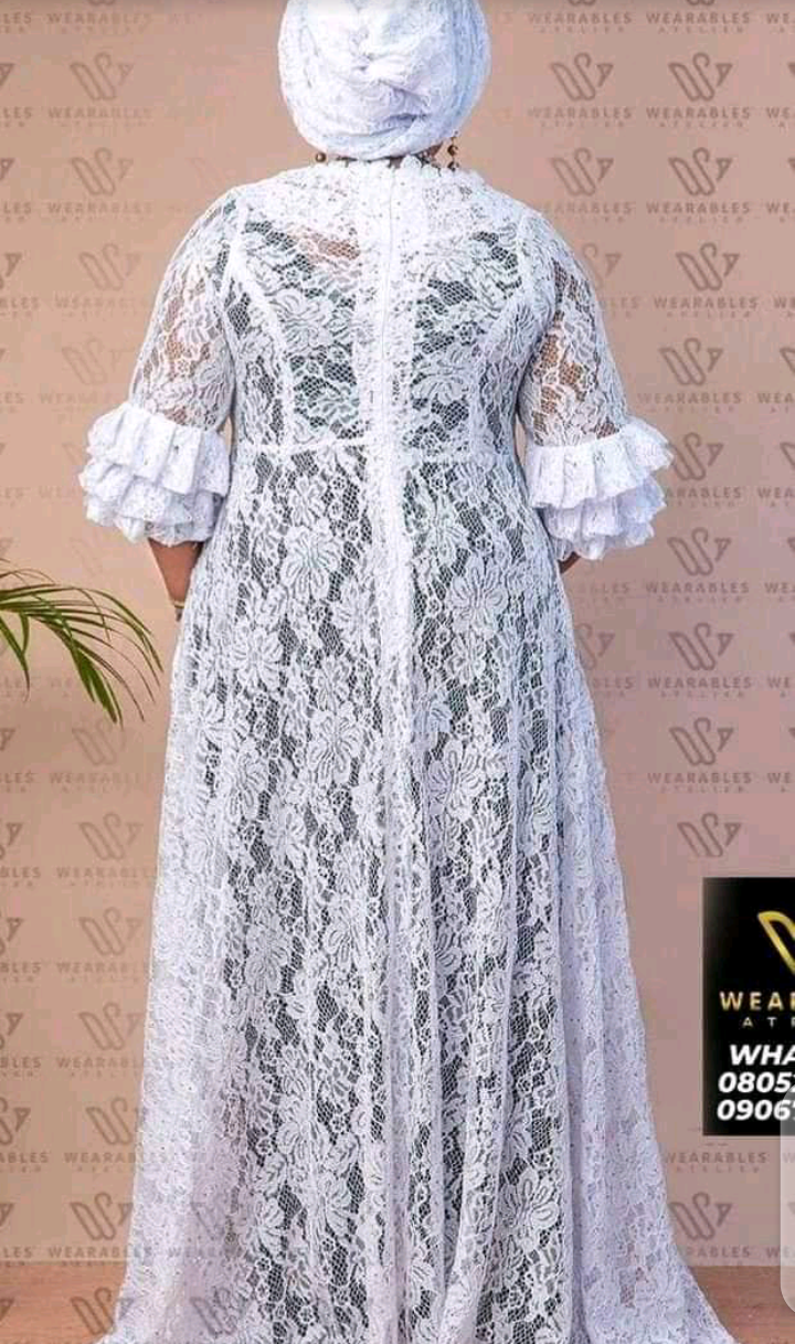 1652781800 11 Chic And Beautiful White Lace Aso Ebi Styles For Women