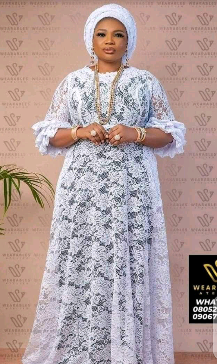 1652781802 570 Chic And Beautiful White Lace Aso Ebi Styles For Women