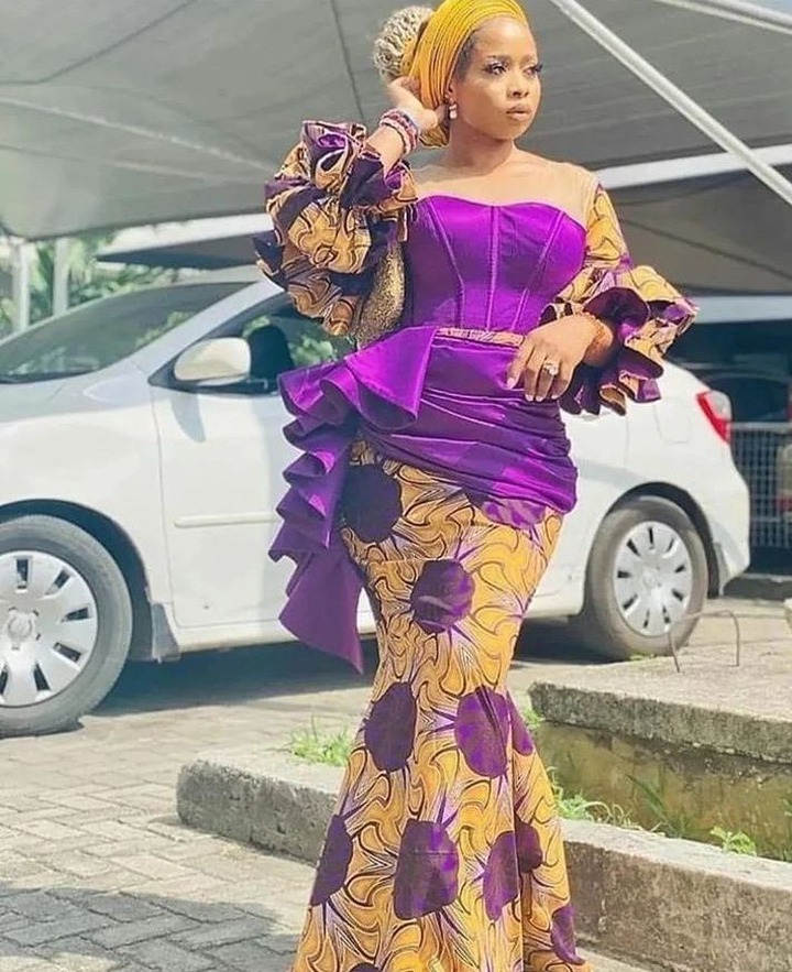 1653050429 41 Decent and heavenly Ankara print styles suitable for Sunday services