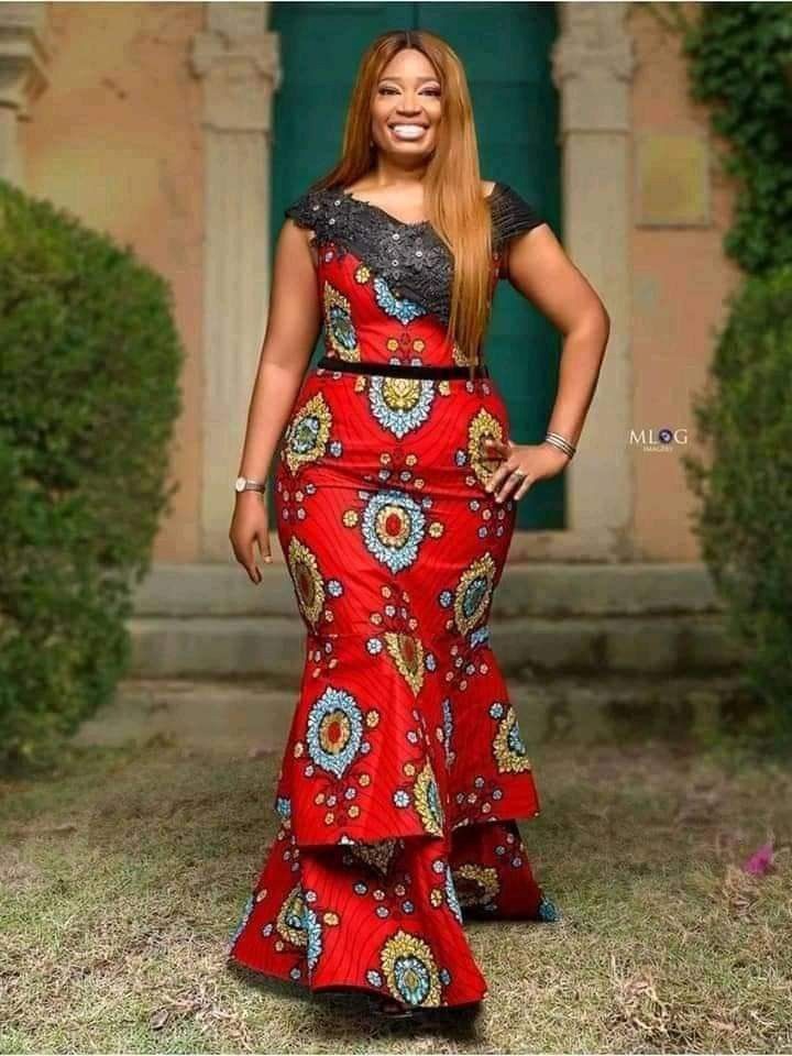 1653050436 94 Decent and heavenly Ankara print styles suitable for Sunday services