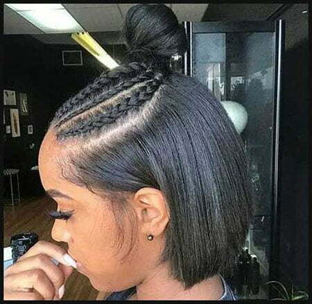 35 Black Girl Short Braided Hairstyle