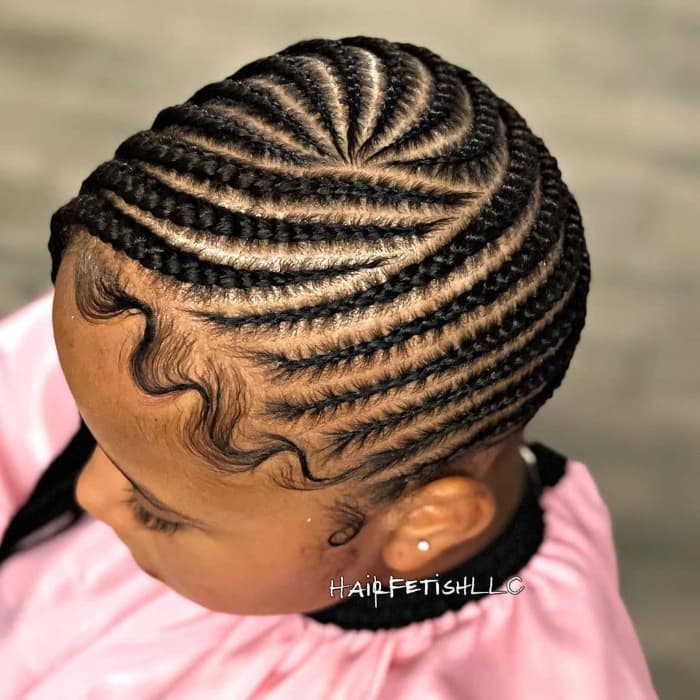 H2 Braids for Short Black Hair