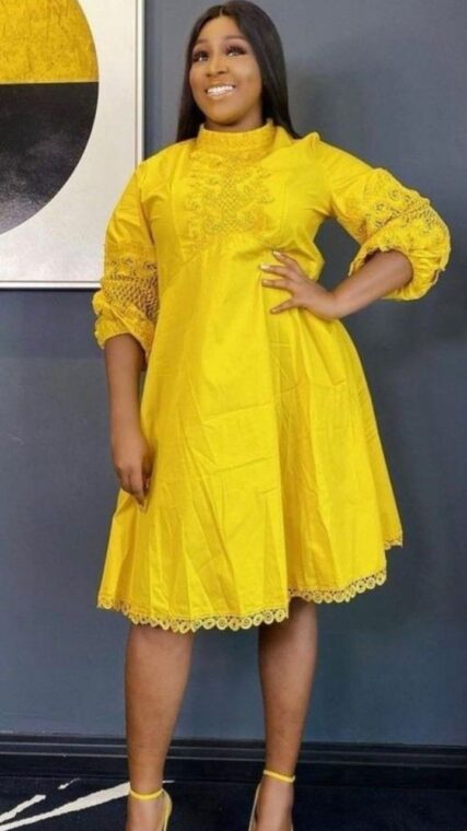 Super-Cute Lace Short Gowns For Any Special Occasion 8 Lace Short Gowns 7