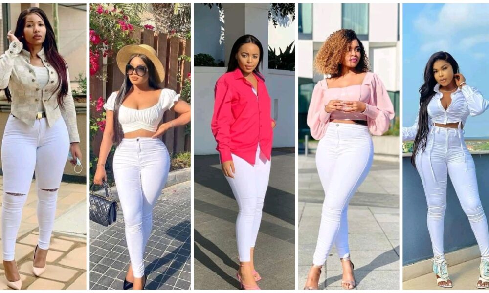 sophisticated and beautiful white pants outfit styles every lady should see 80746