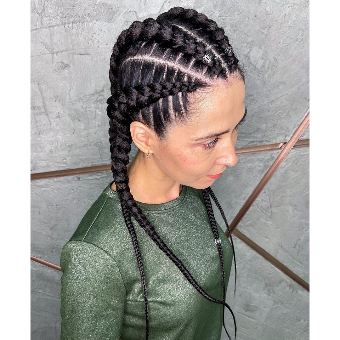 trending cornrows 12 1