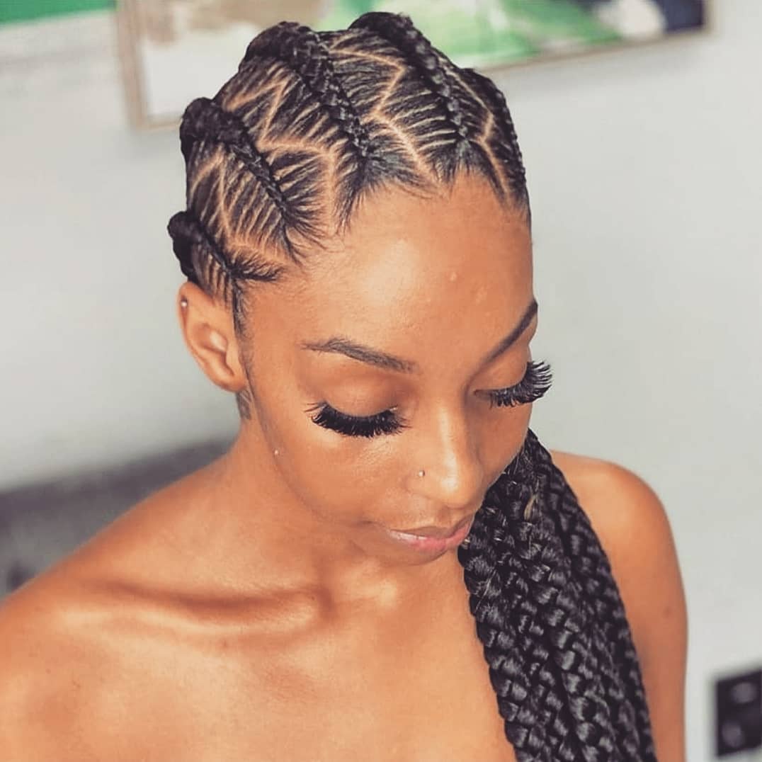 trending cornrows 4