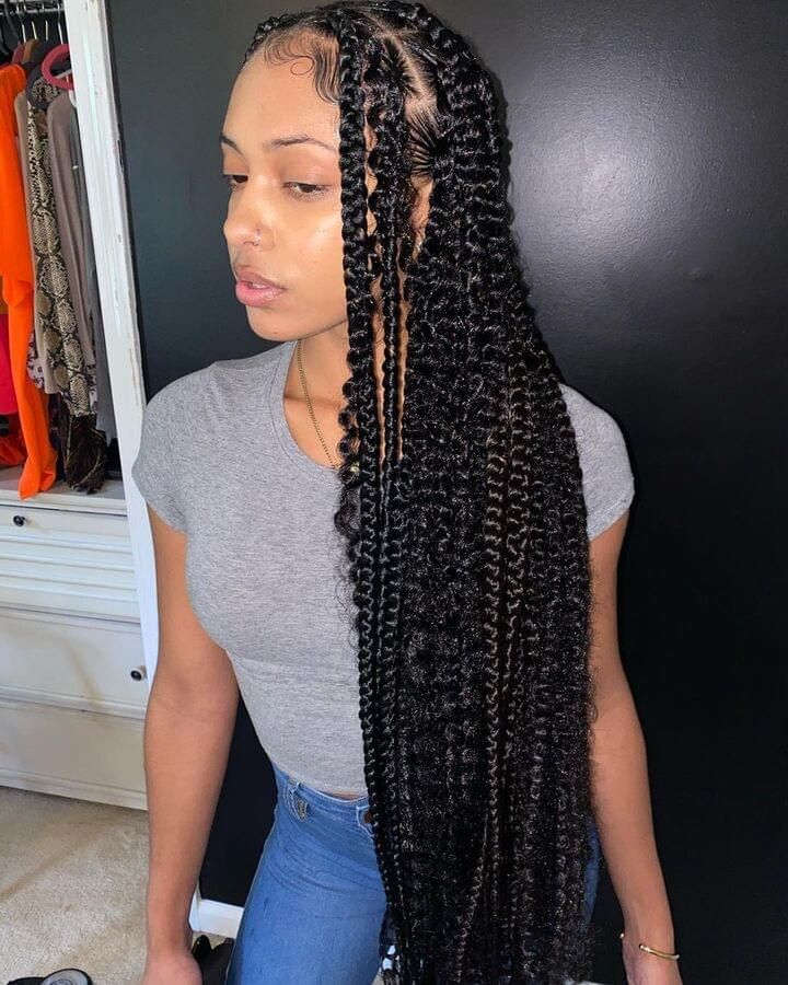 box braid styles 3 result