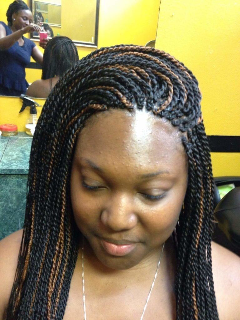 18 Side Swept Knotless Box Braids