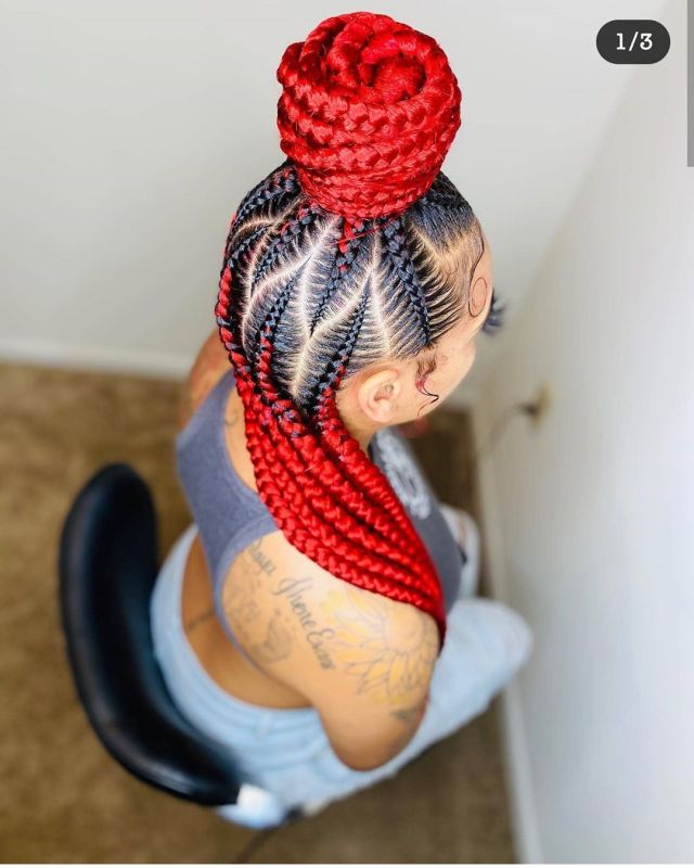 trending ghana braids hairstyles 6