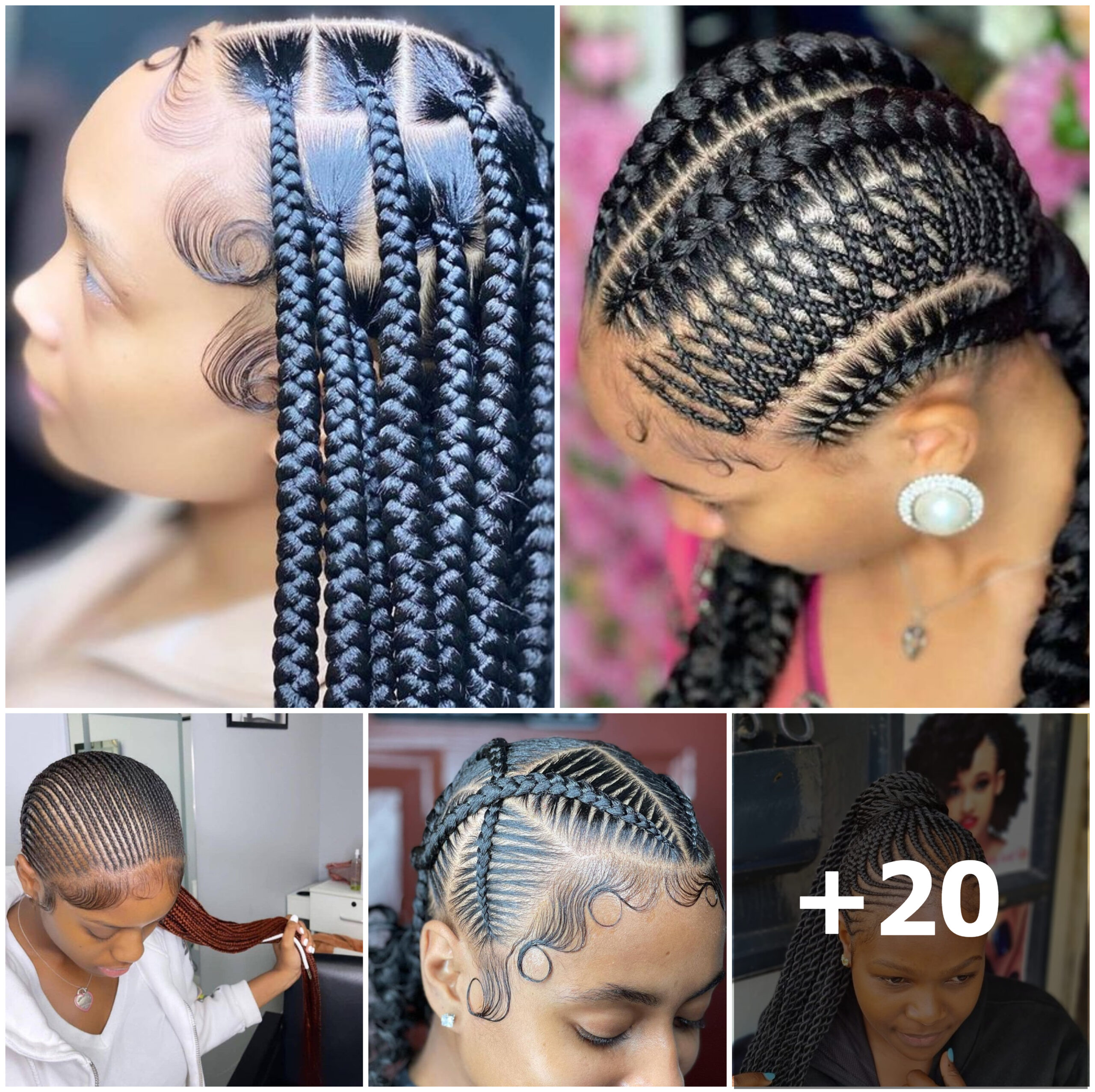 20 PHOTOS: Nice Cornrow Braids For Ladies
