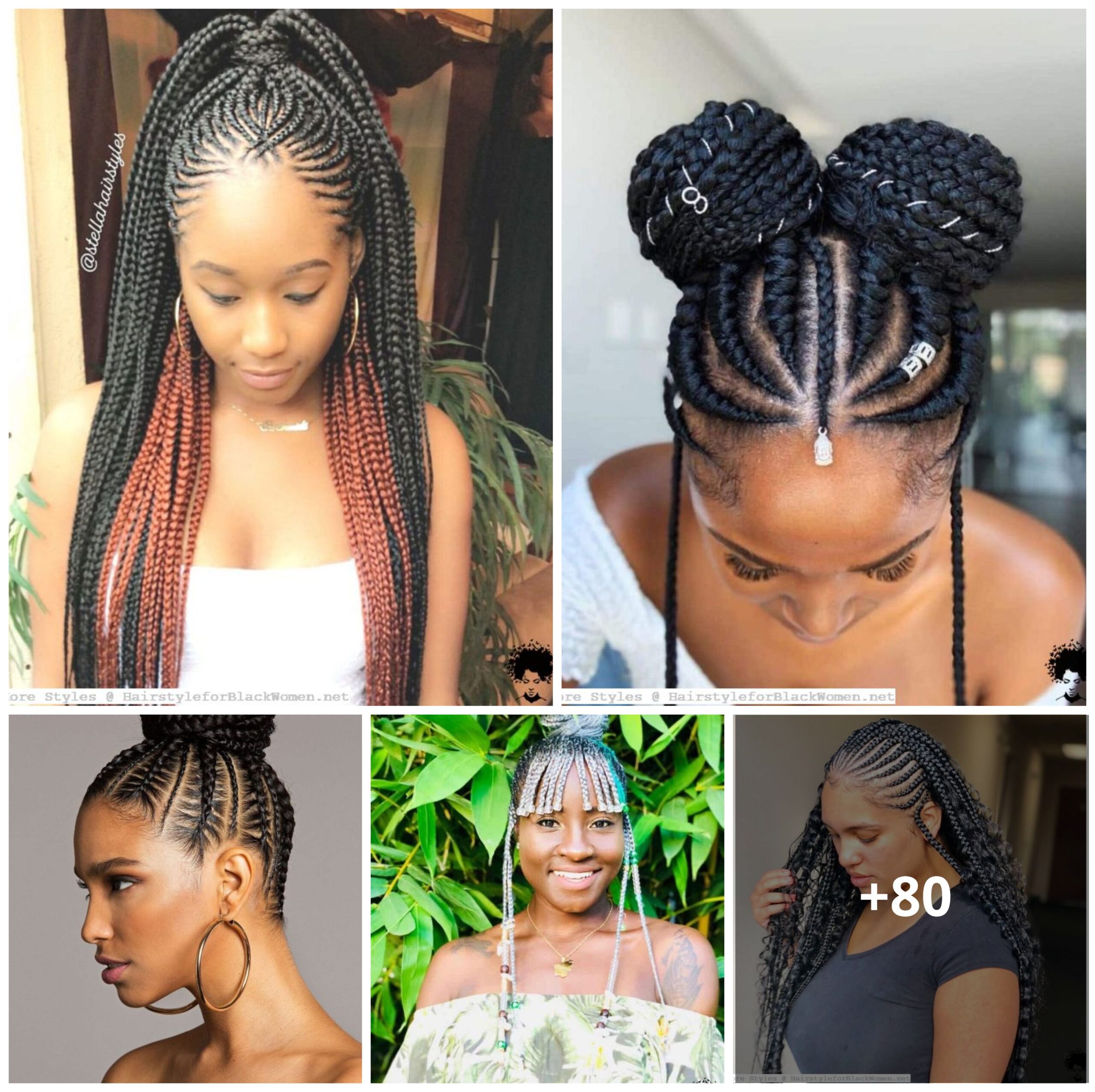 New African Hair Braiding Styles Pictures 2024: Perfect Hair Styles Looking Braids Tutorials To Slay