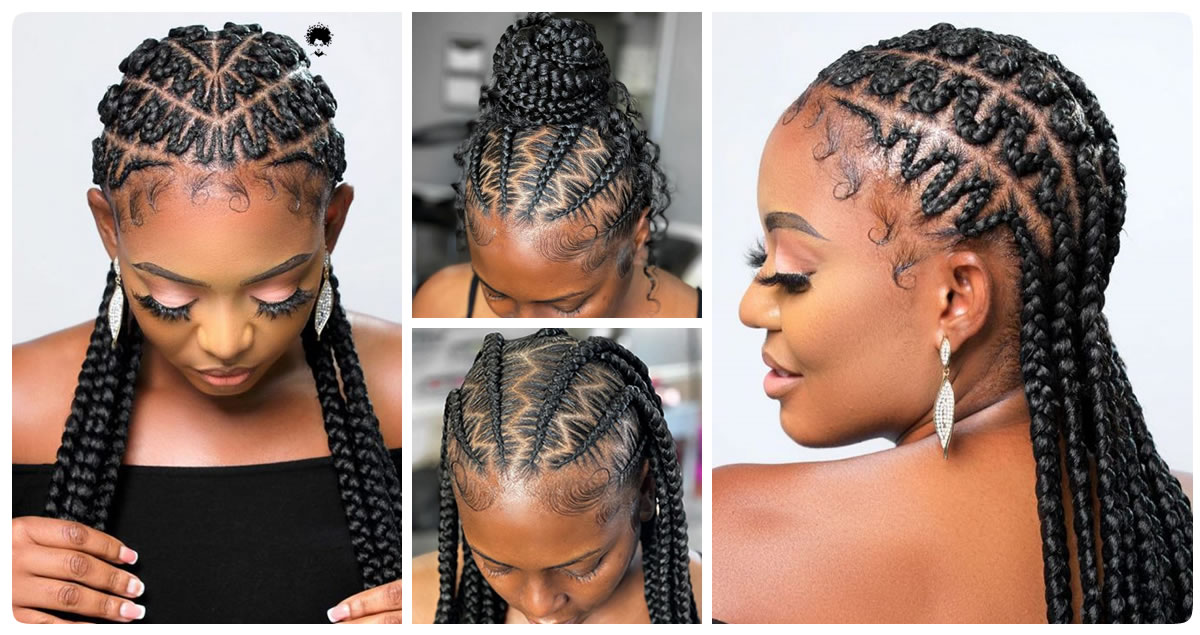 Otherworldly Uniqueness and Freedom of Style Zig Zag Braids Vibrate with