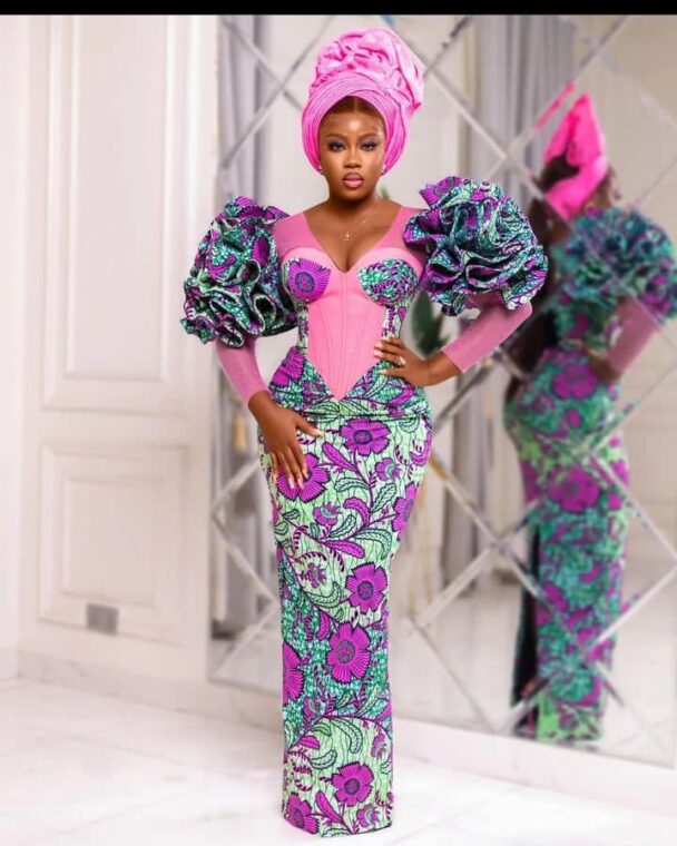 The Most Attractive and Popular African Print Dresses 4 608x760 1