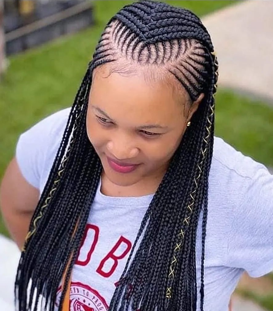 1 stunning cornrow braids