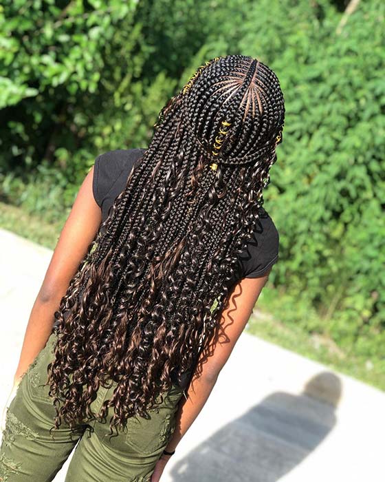 2 Layer Braids with Curls