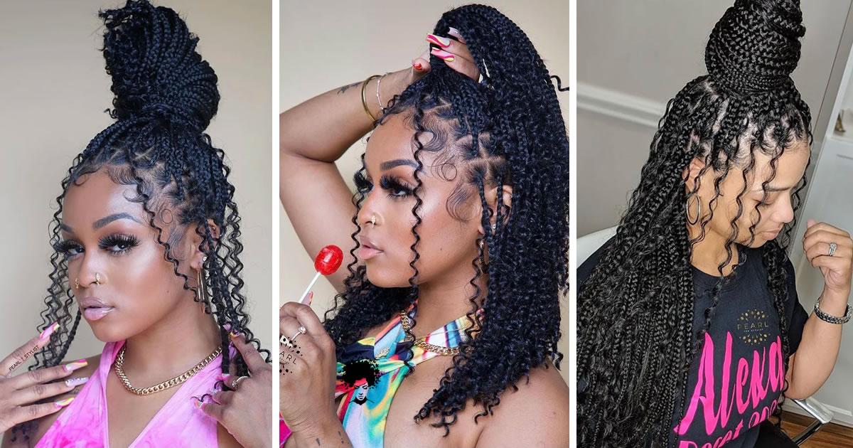 45 Bohemian Braids Protective Hairstyles