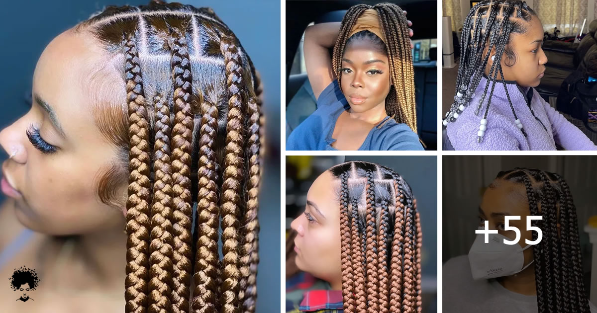 55+ Quick And Easy Black Braided Hairstyles That Make You Look Fabulous
