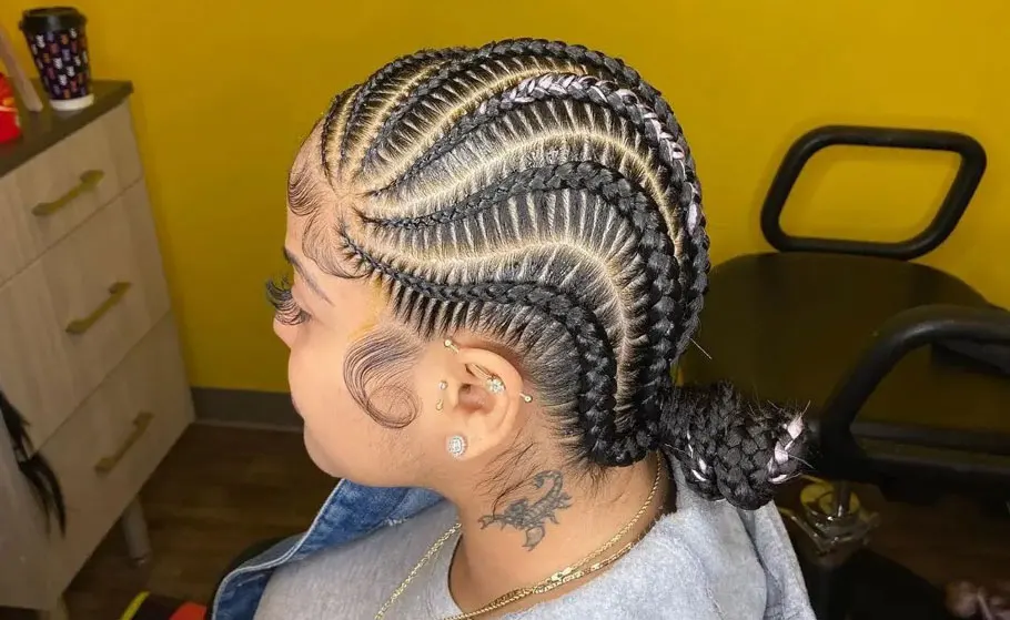 6 Feed in Braids