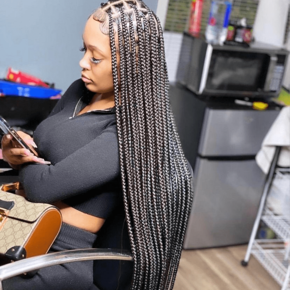 Box Braid Hairstyle 40