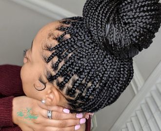 45 sweet hairstyle with braids B84XpYNHa5D