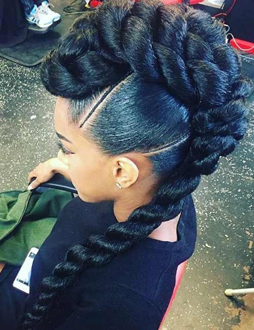 Jumbo Braided Mohawk