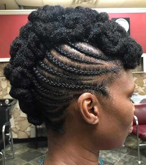 Stretched Braided Mohawk