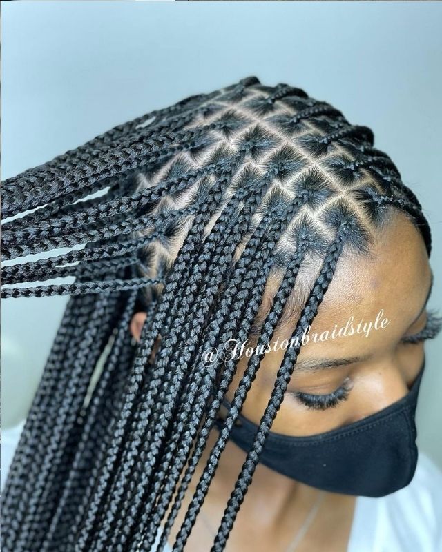 nhp box braids 16H