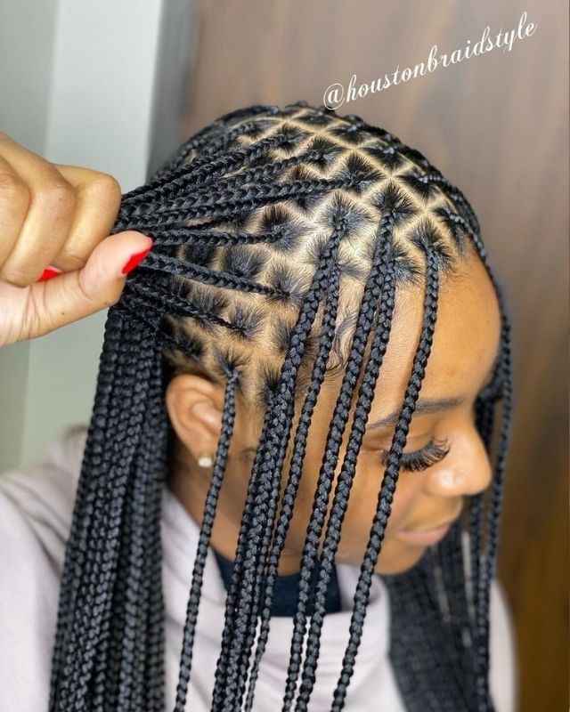 nhp box braids 18H