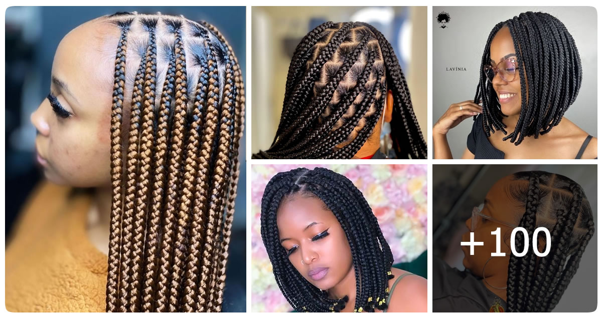 100 Trendy and Chic Medium Box Braids Hairstyles for a Fashion-Forward Look