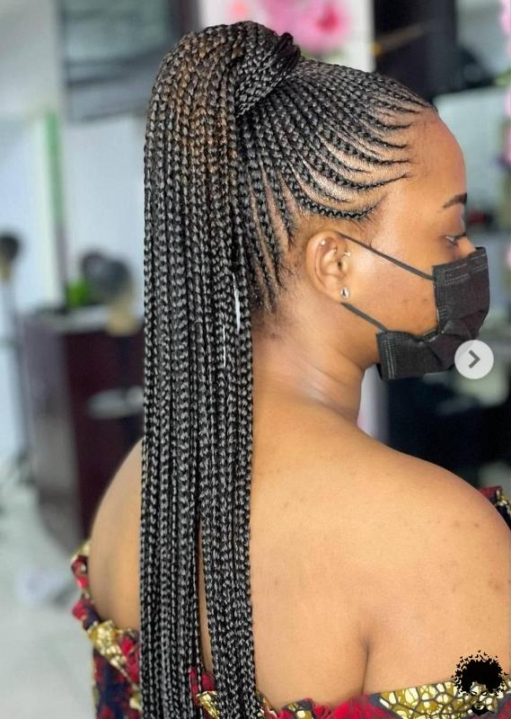 96 Stunning Ghana Braids Hairstyles to Shine in Your Next Photoshoot