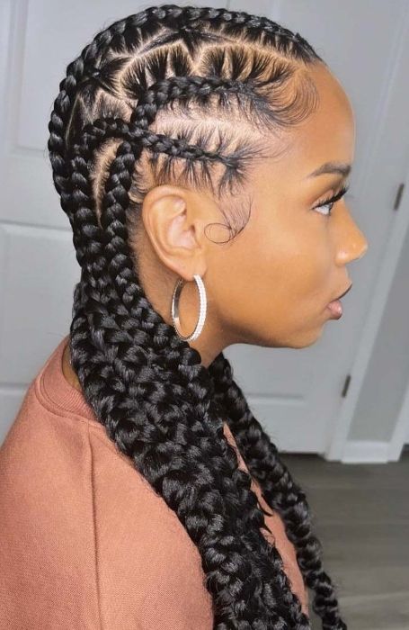 35 Popular Feed in Braids Hairstyles for 2023 yyt