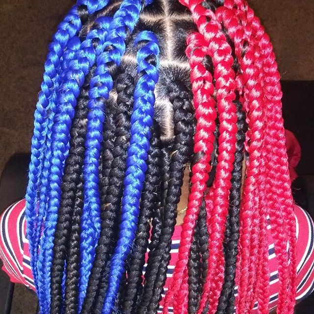 35 cute big box braid hair color thecuddl