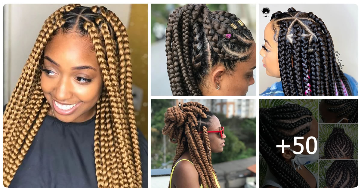 Chic Big Box Braid Styles for Every Woman