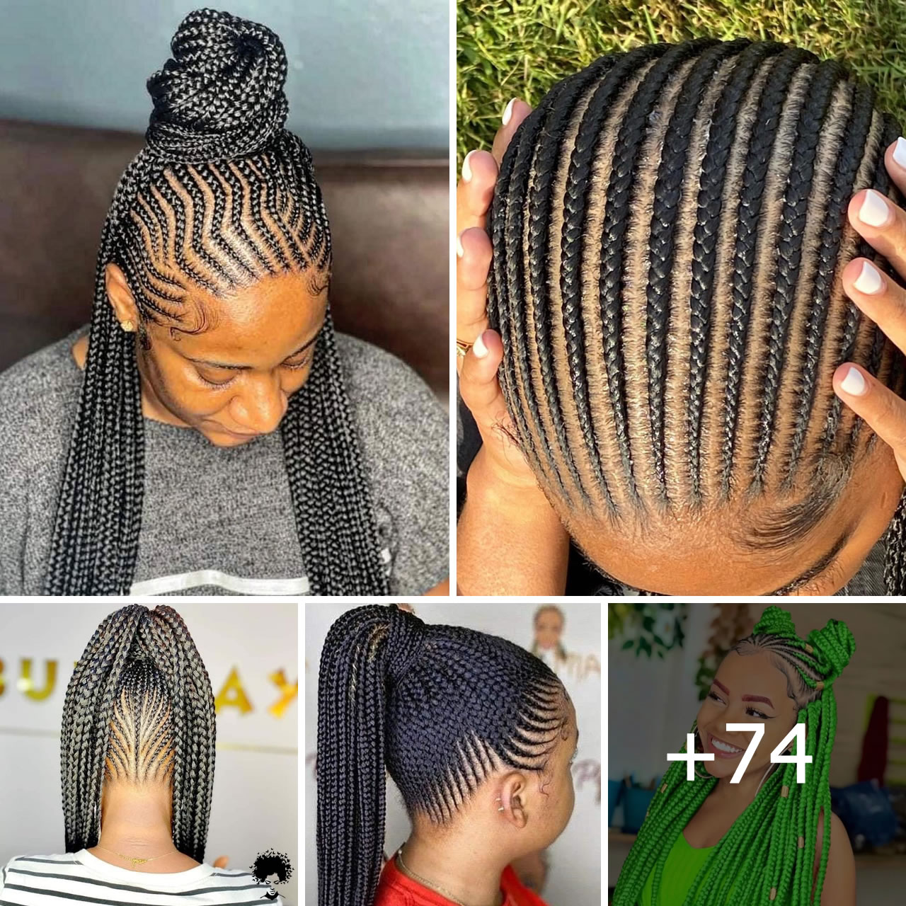 74 Stunning Braids and African Hairstyles Ladies Can’t Afford to Miss!