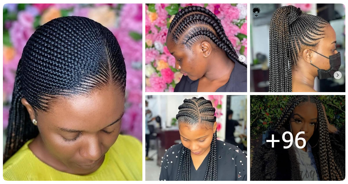 96 Stunning Ghana Braids Hairstyles for Your Next Photoshoot