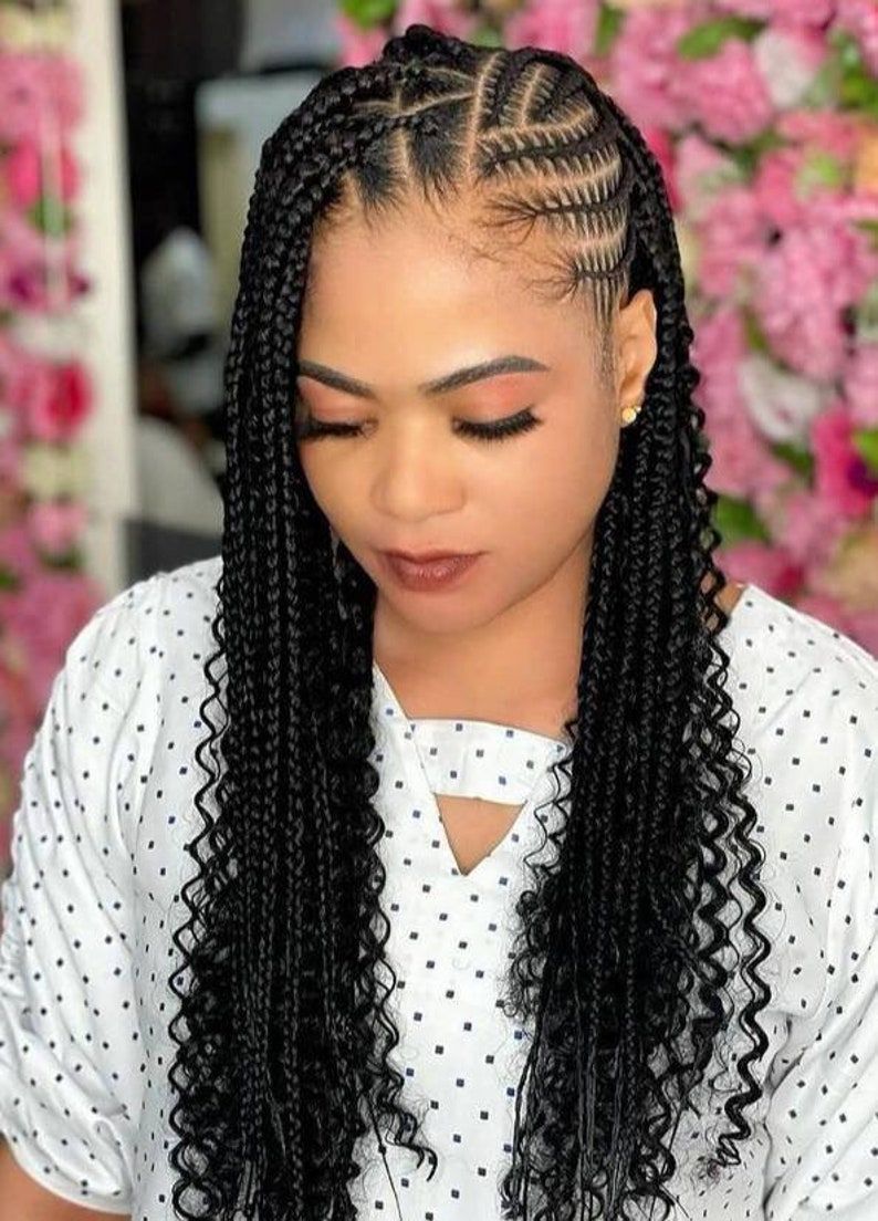 Cornrow Wig Bohemian Braids Boho Braidsbraided Wig