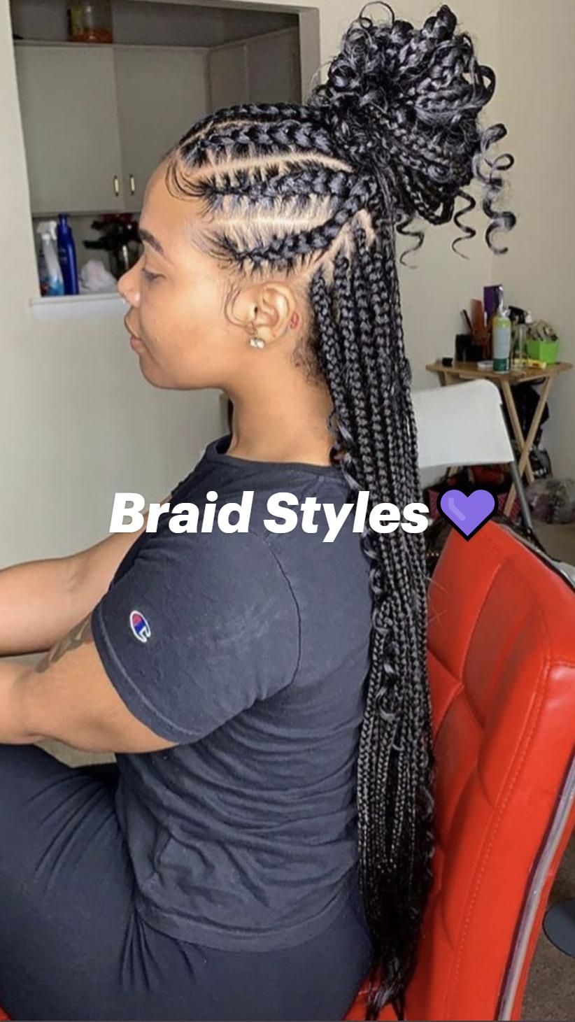 This contains an image of Braid Styles💜