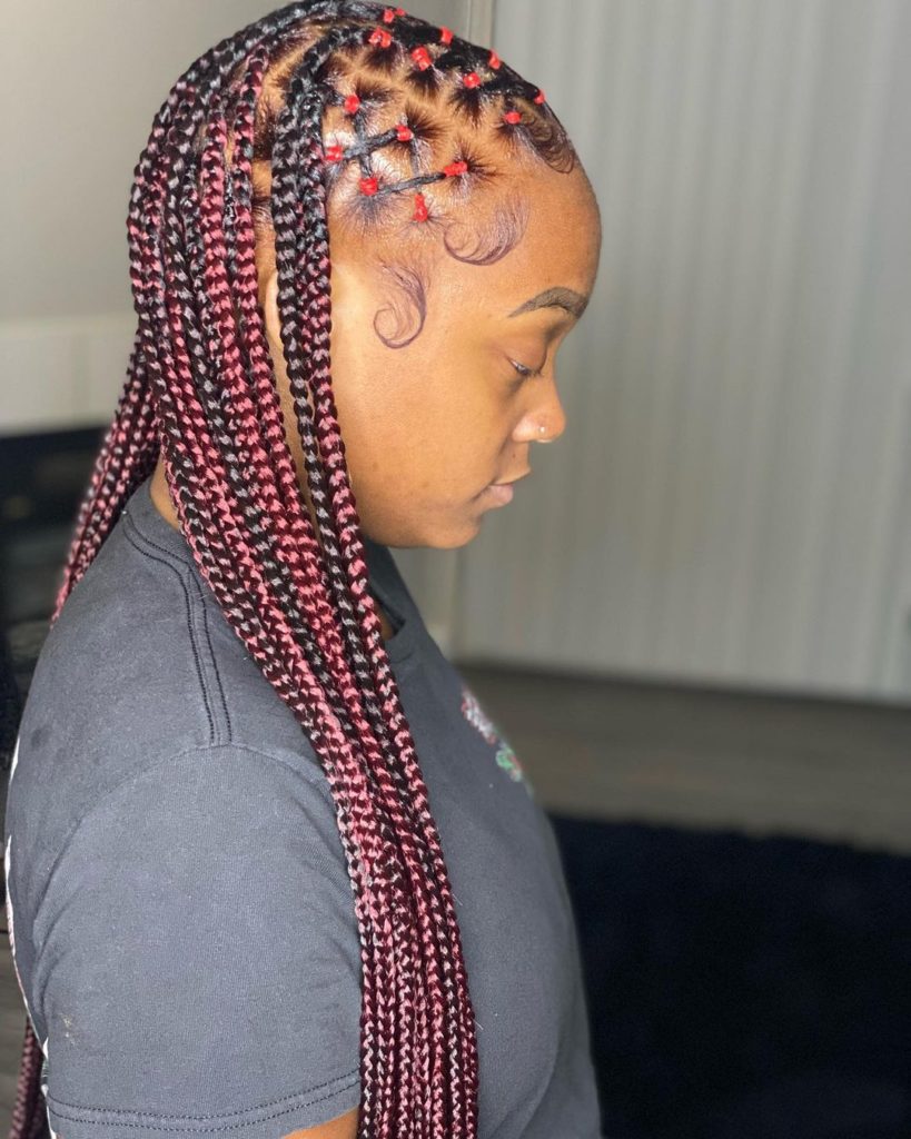 knotless braids styles 9 819x1024 1