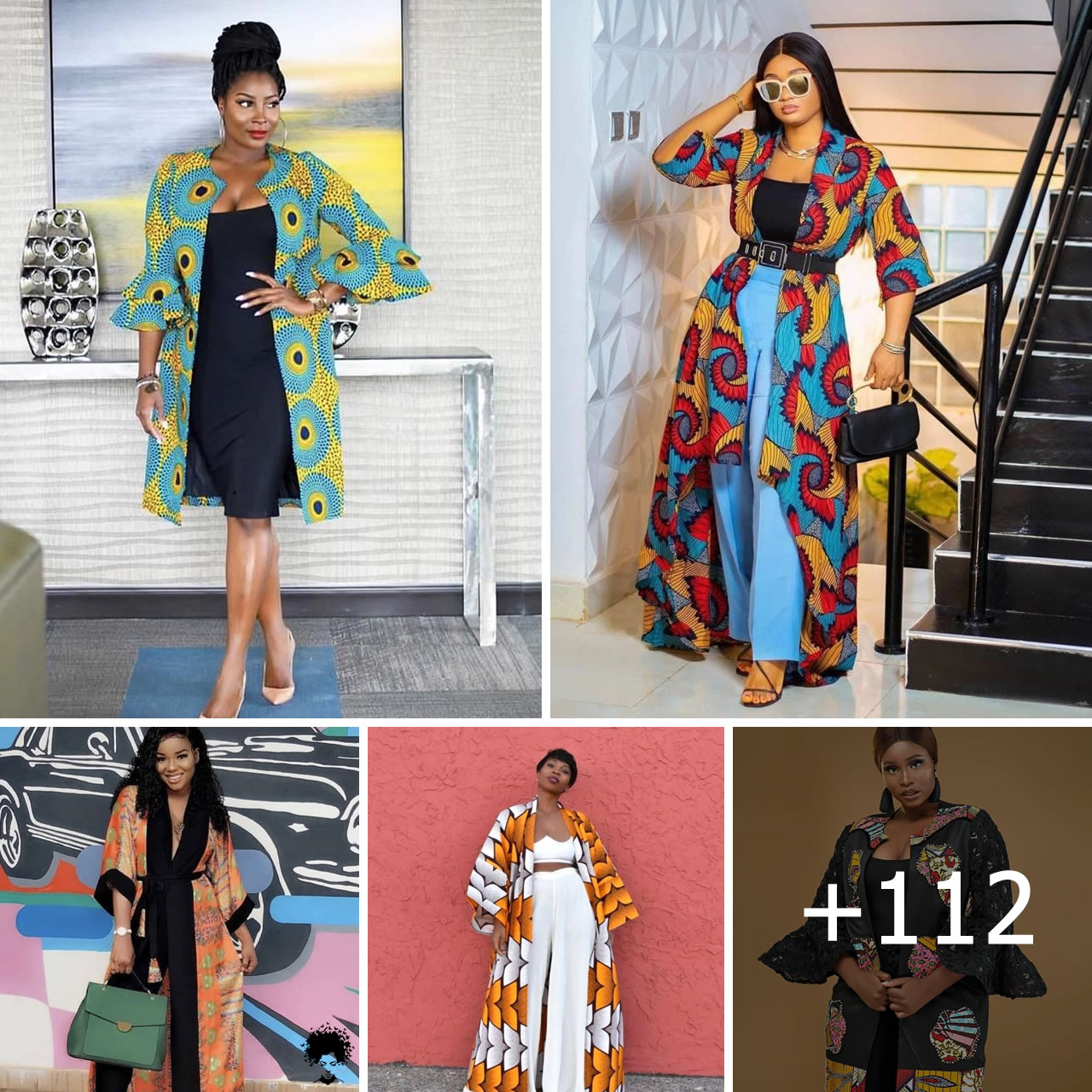 112 Trending Ankara Kimono Jackets And Dresses For 2023