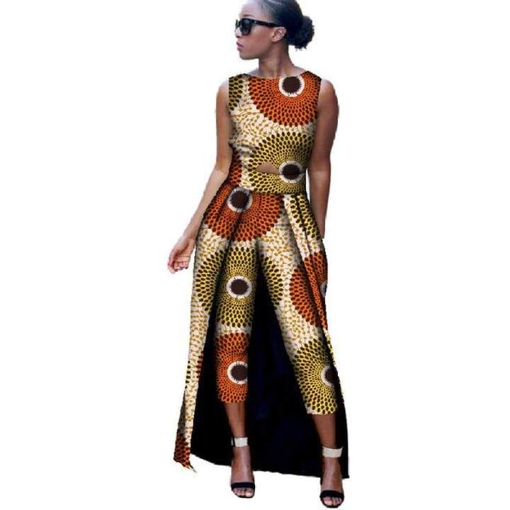 2018 New Fashion Africa Cotton Print Romper African