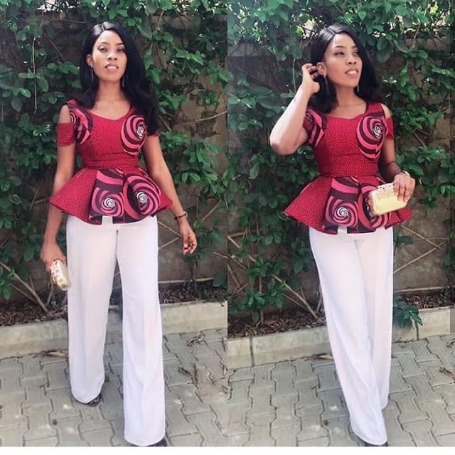 2019 Ankara Trousers and Tops Styles for Beautiful
